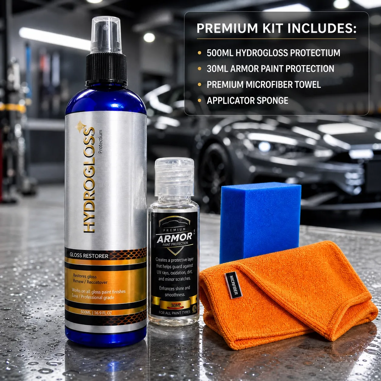 Hydrogloss wax
